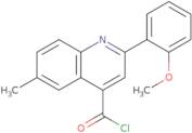 2-(2-Methoxyphenyl)-6-methylquinoline-4-carbonyl chloride