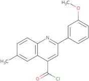 2-(3-Methoxyphenyl)-6-methylquinoline-4-carbonyl chloride