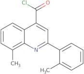 8-Methyl-2-(2-methylphenyl)quinoline-4-carbonyl chloride