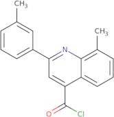 8-Methyl-2-(3-methylphenyl)quinoline-4-carbonyl chloride