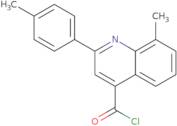 8-Methyl-2-(4-methylphenyl)quinoline-4-carbonyl chloride