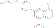 8-Methyl-2-(4-propoxyphenyl)quinoline-4-carbonyl chloride