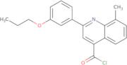 8-Methyl-2-(3-propoxyphenyl)quinoline-4-carbonyl chloride