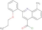 8-Methyl-2-(2-propoxyphenyl)quinoline-4-carbonyl chloride