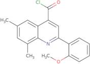 2-(2-Methoxyphenyl)-6,8-dimethylquinoline-4-carbonyl chloride