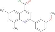 2-(3-Methoxyphenyl)-6,8-dimethylquinoline-4-carbonyl chloride