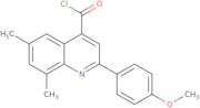 2-(4-Methoxyphenyl)-6,8-dimethylquinoline-4-carbonyl chloride