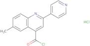 6-Methyl-2-pyridin-4-ylquinoline-4-carbonyl chloride hydrochloride