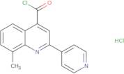 8-Methyl-2-pyridin-4-ylquinoline-4-carbonyl chloride hydrochloride