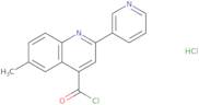 6-Methyl-2-pyridin-3-ylquinoline-4-carbonyl chloride hydrochloride