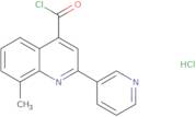 8-Methyl-2-pyridin-3-ylquinoline-4-carbonyl chloride hydrochloride