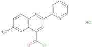 6-Methyl-2-pyridin-2-ylquinoline-4-carbonyl chloride hydrochloride