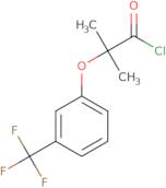 2-Methyl-2-[3-(trifluoromethyl)phenoxy]propanoyl chloride