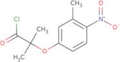 2-Methyl-2-(3-methyl-4-nitrophenoxy)propanoyl chloride