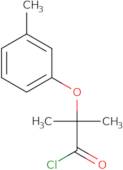 2-Methyl-2-(3-methylphenoxy)propanoyl chloride