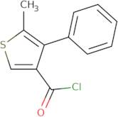 5-Methyl-4-phenylthiophene-3-carbonyl chloride