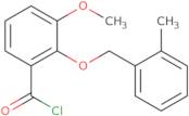 3-Methoxy-2-[(2-methylbenzyl)oxy]benzoyl chloride