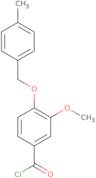 3-Methoxy-4-[(4-methylbenzyl)oxy]benzoyl chloride