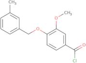 3-Methoxy-4-[(3-methylbenzyl)oxy]benzoyl chloride