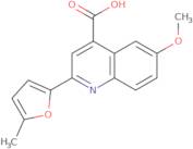 6-Methoxy-2-(5-methyl-2-furyl)quinoline-4-carboxylic acid