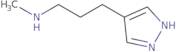 N-Methyl-3-(1H-pyrazol-4-yl)propan-1-amine