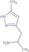 [1-Methyl-2-(5-methyl-1H-pyrazol-3-yl)ethyl]amine