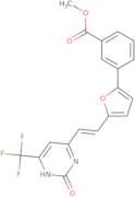 Methyl 3-(5-{(E)-2-[2-oxo-6-(trifluoromethyl)-2,3-dihydropyrimidin-4-yl]vinyl}-2-furyl)benzoate