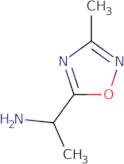 [1-(3-Methyl-1,2,4-oxadiazol-5-yl)ethyl]amine hydrochloride