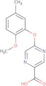 5-(2-Methoxy-5-methylphenoxy)pyrazine-2-carboxylic acid