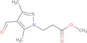 Methyl 3-(4-formyl-3,5-dimethyl-1H-pyrazol-1-yl)propanoate