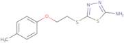 5-{[2-(4-Methylphenoxy)ethyl]thio}-1,3,4-thiadiazol-2-amine