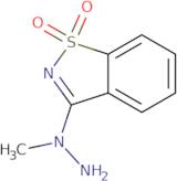 3-(1-Methylhydrazino)-1,2-benzisothiazole 1,1-dioxide