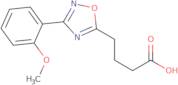 4-[3-(2-Methoxyphenyl)-1,2,4-oxadiazol-5-yl]butanoic acid