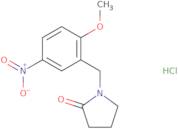 1-(2-Methoxy-5-nitrobenzyl)pyrrolidin-2-one hydrochloride