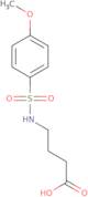 4-{[(4-Methoxyphenyl)sulfonyl]amino}butanoic acid