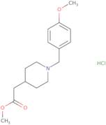 Methyl [1-(4-methoxybenzyl)piperidin-4-yl]acetate hydrochloride