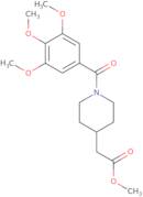 Methyl [1-(3,4,5-trimethoxybenzoyl)piperidin-4-yl]acetate