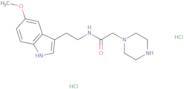 N-[2-(5-Methoxy-1H-indol-3-yl)ethyl]-2-piperazin-1-ylacetamide dihydrochloride