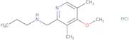 N-[(4-Methoxy-3,5-dimethylpyridin-2-yl)methyl]propan-1-amine hydrochloride