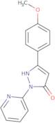 3-(4-Methoxyphenyl)-1-pyridin-2-yl-1H-pyrazol-5-ol