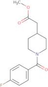 Methyl [1-(4-fluorobenzoyl)piperidin-4-yl]acetate