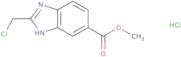 Methyl 2-(chloromethyl)-1H-benzimidazole-5-carboxylate hydrochloride