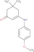 3-[(4-Methoxyphenyl)amino]-5,5-dimethylcyclohex-2-en-1-one