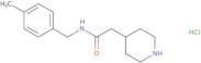 N-(4-Methylbenzyl)-2-piperidin-4-ylacetamide hydrochloride