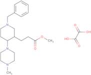 Methyl 3-[1-benzyl-4-(4-methylpiperazin-1-yl)piperidin-3-yl]propanoate oxalate