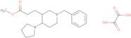 Methyl 3-(1-benzyl-4-pyrrolidin-1-ylpiperidin-3-yl)propanoate oxalate