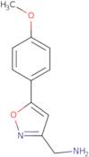 {[5-(4-Methoxyphenyl)isoxazol-3-yl]methyl}amine