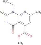 Methyl 1-ethyl-2-mercapto-7-methyl-4-oxo-1,4-dihydropyrido[2,3-d]pyrimidine-5-carboxylate