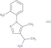 {1-[5-Methyl-1-(2-methylphenyl)-1H-pyrazol-4-yl]ethyl}amine hydrochloride
