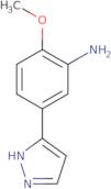 [2-Methoxy-5-(1H-pyrazol-5-yl)phenyl]amine